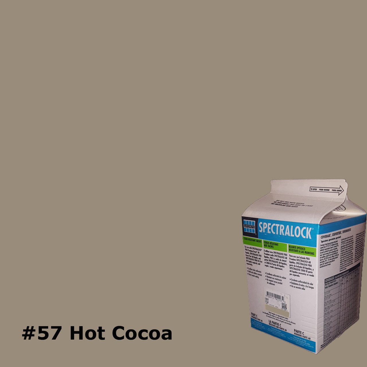 Spectralock Epoxy Part C #57 Hot Cocoa 9 Lbs.