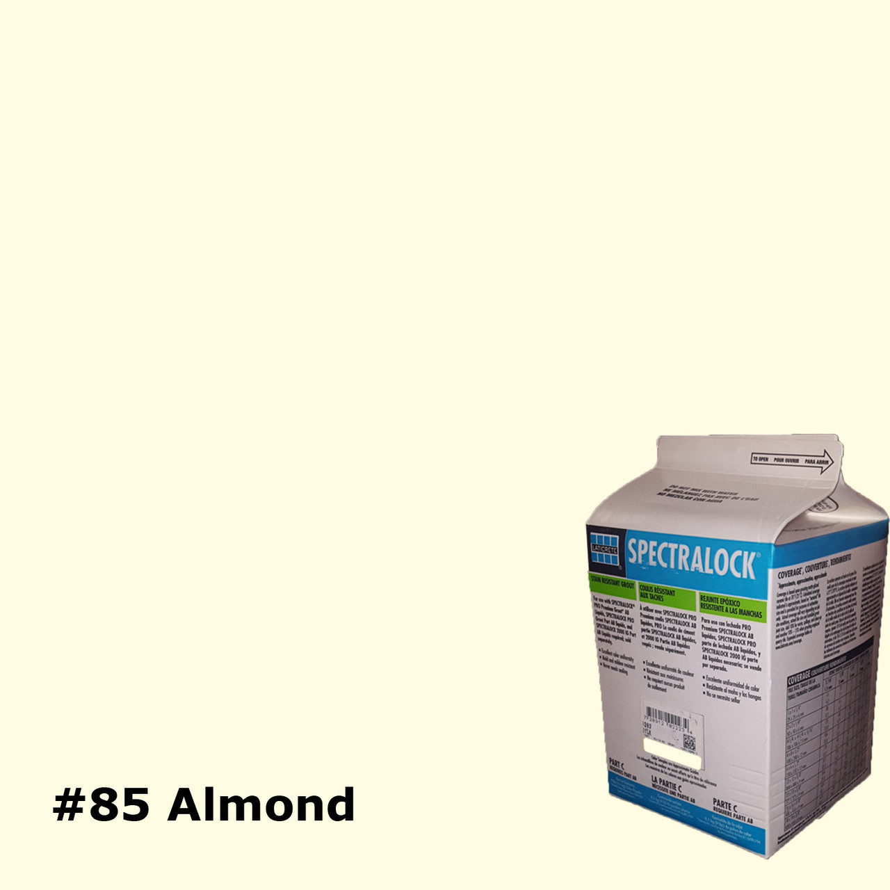 Spectralock Epoxy Part C #85 Almond 9 Lbs.