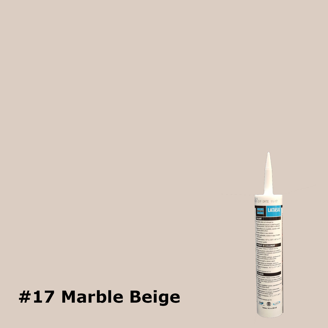 Latasil Caulk #17 Marble Beige 10.3oz