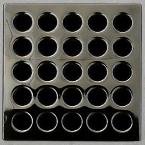 Ebbe Drain Grate - Black Chrome
