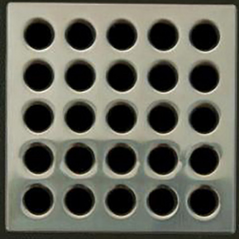 Ebbe Drain Grate - Brushed Nickel