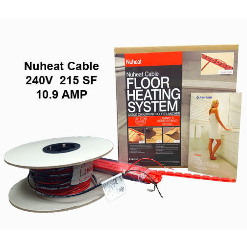 Cable 240V 215 sf - 10.9 Amps