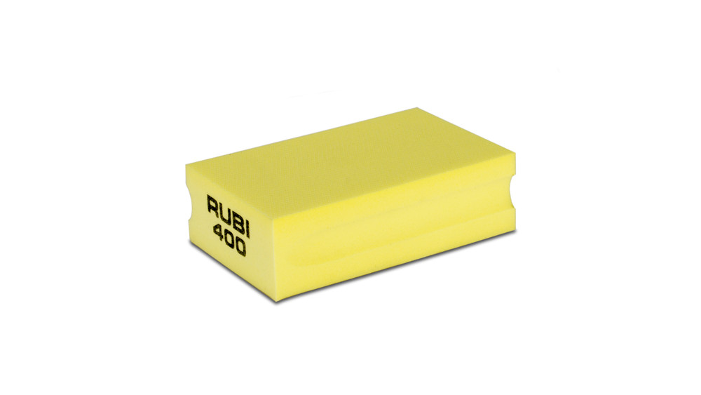 Rubi Hand Polishing Pad - 400 Grit (Yellow)