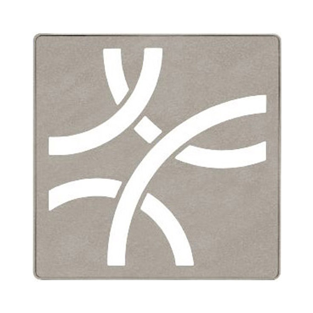 Curve Drain Grate Kit 4" Stone Grey