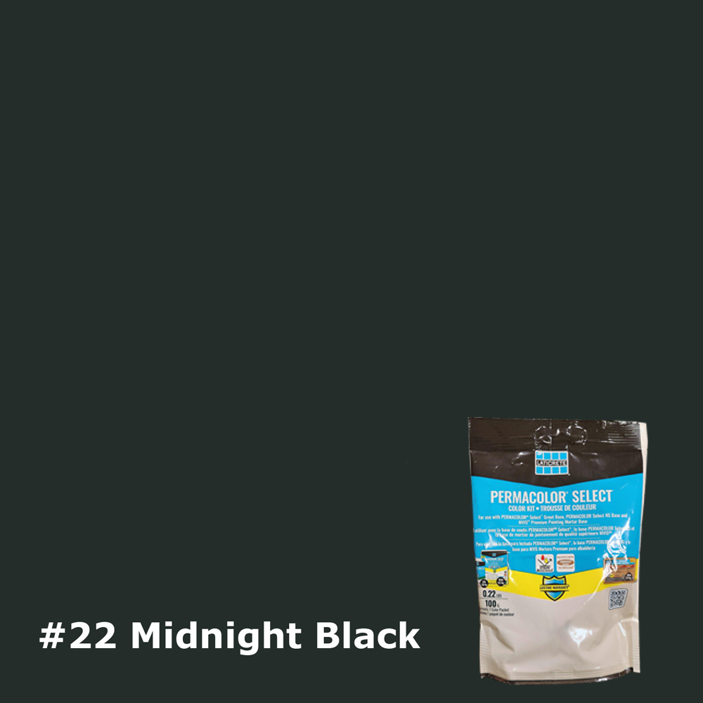 Permacolor Select  #22 Midnight Black Single Color Kit