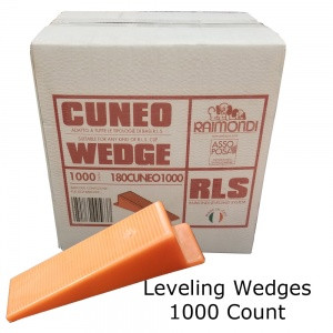 Wedges: One size fits all, Bag of 1000 pcs