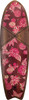 GLOBE SAGANO LONGBOARD SKATEBOARD DECK-7.5x26 BAMBOO/CACTIED
