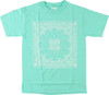 DGK BANDANA SS TSHIRT SMALL TURQUOISE