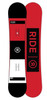 Ride Agenda Snowboard Black Red White 152