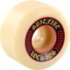 SPITFIRE F4 101a LOCK INS 55mm WHT W/RED WHEELS SET