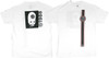 BLACK LABEL LUCERO RACING STRIPE SS TSHIRT LARGE  WHITE