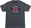 INDEPENDENT COMBO T/C YOUTH SS MEDIUM CHARCOAL HEATHER