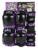 187 Jr Six Pack Pads Set (Knee Elbow Wrist) Staab Purple