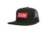 Ride Bar Trucker Hat Black Snapback