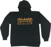 THRASHER RICHTER HOODIE SWEATSHIRT LARGE  BLACK