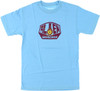 ALIEN WORKSHOP OG LOGO SS TSHIRT SMALL CAROLINA BLUE/BURGUNDY