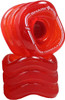 SHARK SIDEWINDER 70mm 78a TRANS.RED WHEELS SET