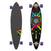 Z Flex Pintail Longboard Complete Black TieDye 38x9
