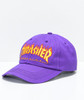 Thrasher Flame Old Timer Hat Purple Orange Adj