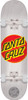 SANTA CRUZ CLASSIC DOT SKATEBOARD COMPLETE-7.75 WHITE