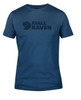 Fjall Raven Logo Tshirt Mens Uncle Blue