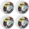 OJ Shorty's OG Skate Wheels Set White 57mm