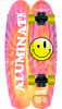 ALUMINATI TIE DYE PINK A-FRAME SKATEBOARD COMPLETE-7x24