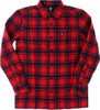 HARD LUCK MALIBU LONGSLEEVE FLANNEL XLARGE RED/BLK