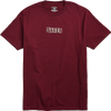 BAKER BRAND LOGO SS LARGE  BURGUNDY