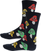 PSOCKADELIC FACES OF SHROOMS CREW SOCKS 1PR