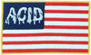 ACID CHEMICAL FLAG PATCH 2"x4"