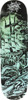 CREATURE GRAVETTE BLACK ABYSS SKATEBOARD DECK-8.0