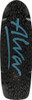 ALVA LEOPARD SKATE DECK-10x33 BLK/BLK/BLUE