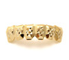 King Ice Bottom Grillz 14k Gold Diamond Cut