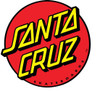 Santa Cruz Classic Dot Sticker Red 3inch (2pack)