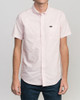 RVCA THATLL DO SS Woven Mens Lt Pink