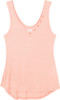 RVCA Zelda Ribbed Tank Womens Pink