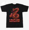 LowCard Rattler SS T Shirt Black Orange