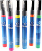 BOARDSTIX PREMIUM PEN 3mm FINE FLUO 6Pack ASSORTED