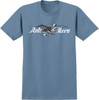 ANTI HERO AIR MAIL SS TSHIRT MEDIUM SLATE/BLK/WHT