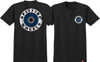 SPITFIRE OG CIRCLE SS TSHIRT LARGE  BLK/WHT