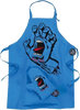 SANTA CRUZ SCREAMING HAND BBQ APRON W/MITT -BLUE