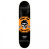 Zero Shut Up and Skate Deck Black Orange 8.25