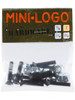 Mini Logo Phillips Hardware Black Silver 1"