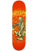 Krooked Necro Smhoo Skate Deck Orange 8.62