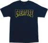 CREATURE LOGO OUTLINE SS TSHIRT SMALL NAVY