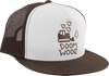 DOOM SAYERS DOOM WOOD MESH HAT ADJ-BRN/WHT