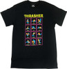 Thrasher Black Light SS TShirt Black