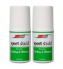 2Toms Sport Shield Roll On 1.5oz White 2 pack