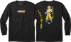 PRIMITIVE DBZ SUPER SAIYAN GOKU LONGSLEEVE SMALL BLACK